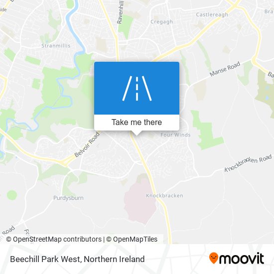 Beechill Park West map