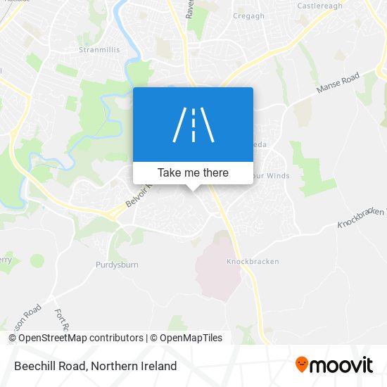 Beechill Road map