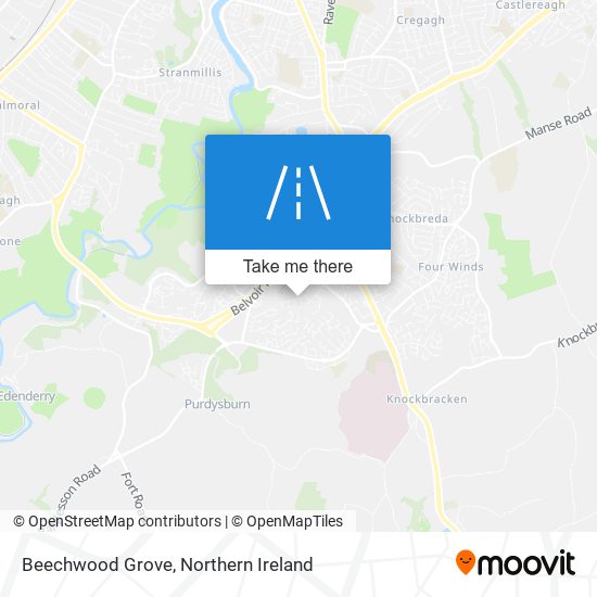 Beechwood Grove map