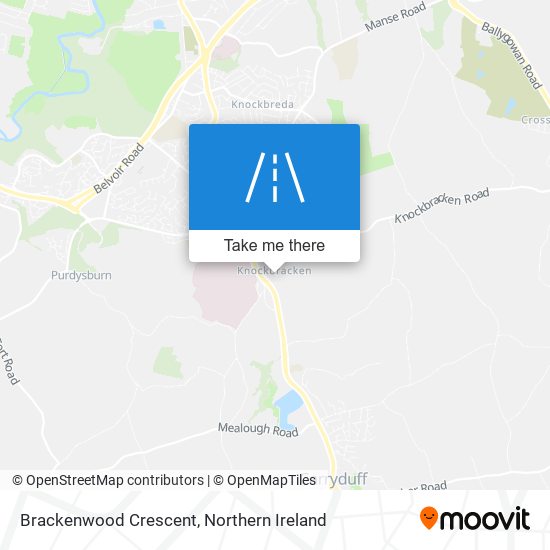 Brackenwood Crescent map