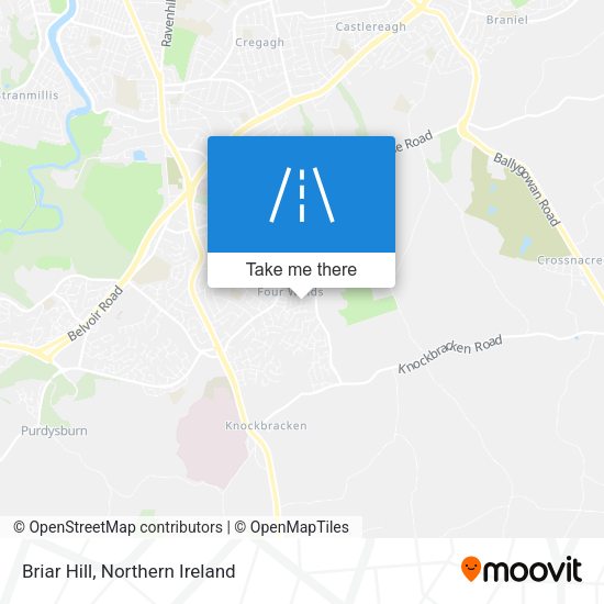 Briar Hill map