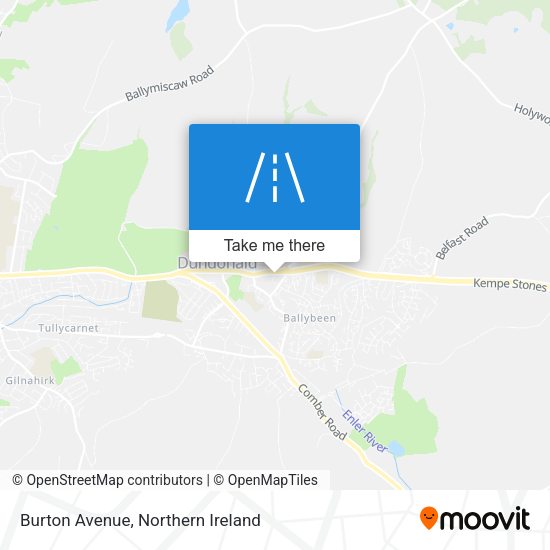 Burton Avenue map