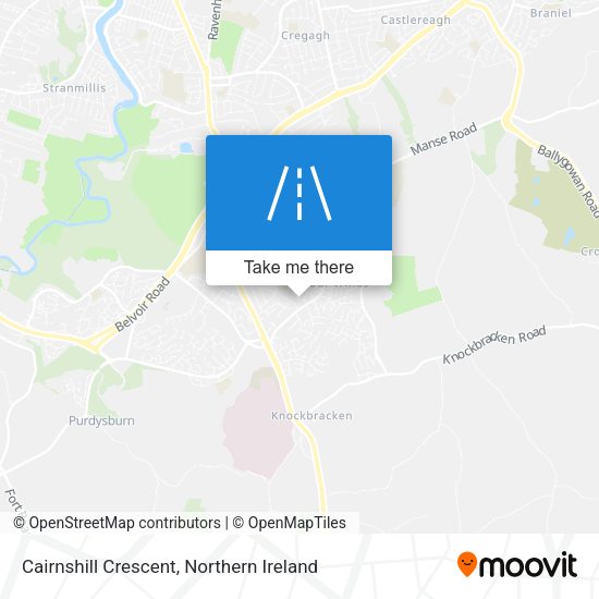 Cairnshill Crescent map