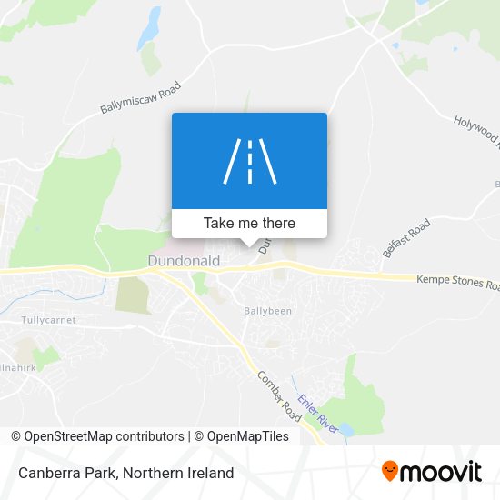 Canberra Park map