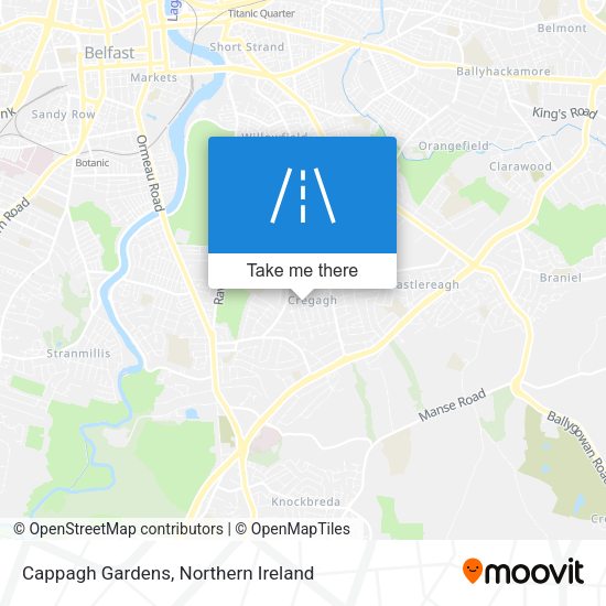 Cappagh Gardens map