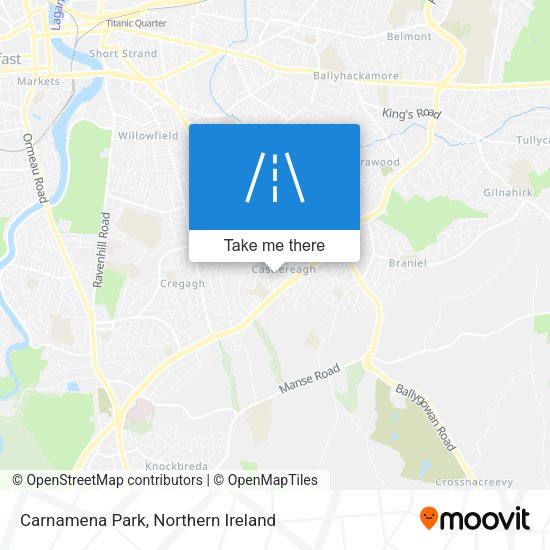 Carnamena Park map