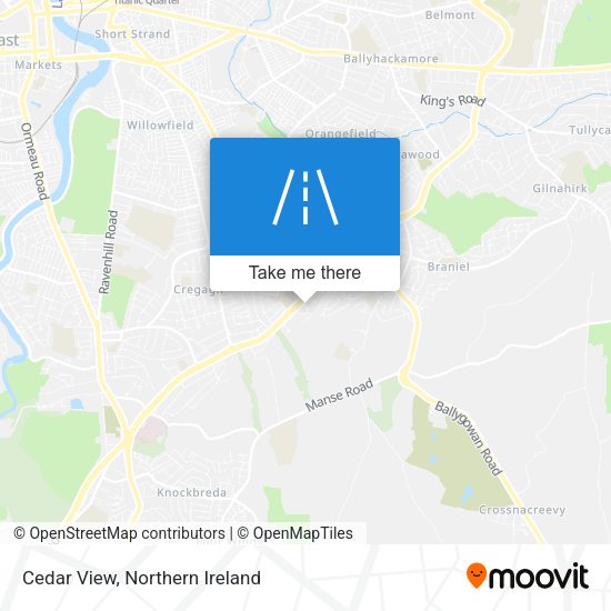 Cedar View map