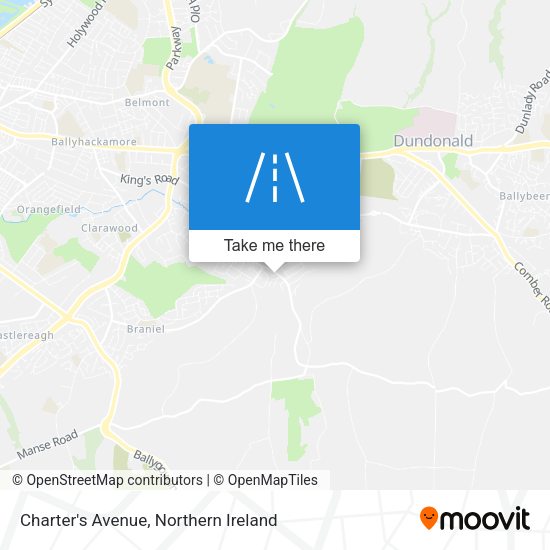 Charter's Avenue map
