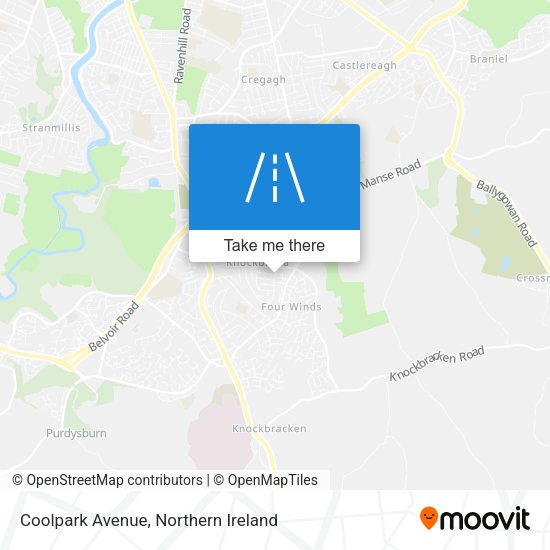 Coolpark Avenue map
