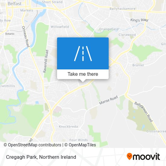 Cregagh Park map