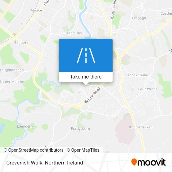 Crevenish Walk map