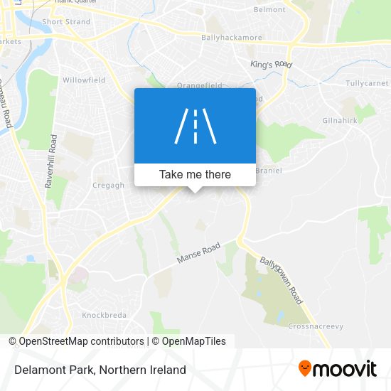 Delamont Park map