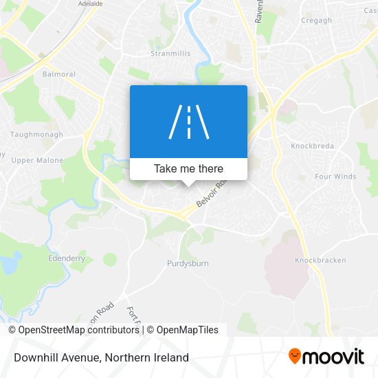 Downhill Avenue map