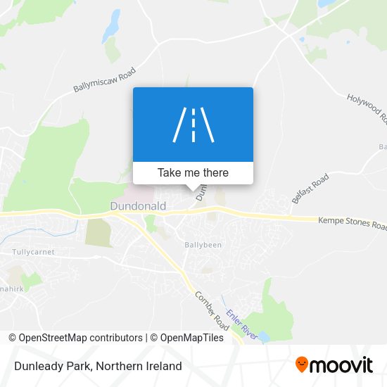 Dunleady Park map