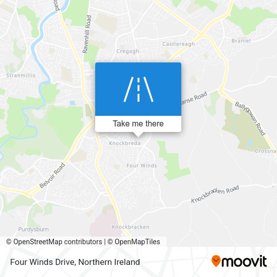 Four Winds Drive map