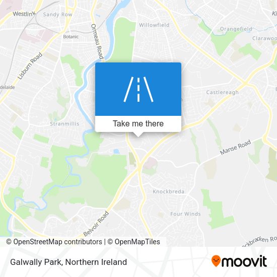 Galwally Park map