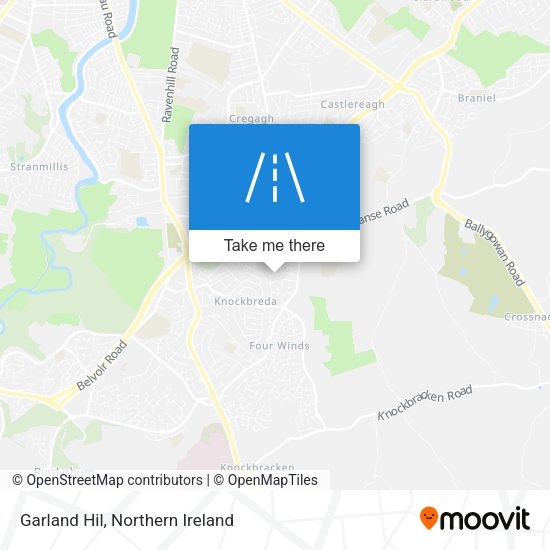 Garland Hil map