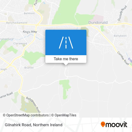 Gilnahirk Road map