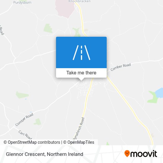 Glennor Crescent map