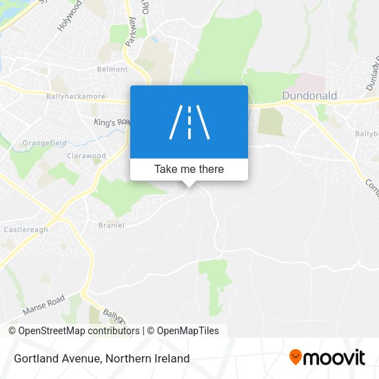 Gortland Avenue map