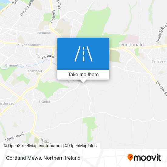 Gortland Mews map
