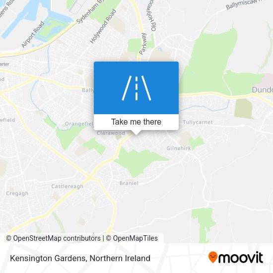 Kensington Gardens map