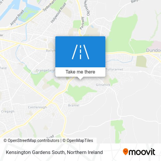Kensington Gardens South map