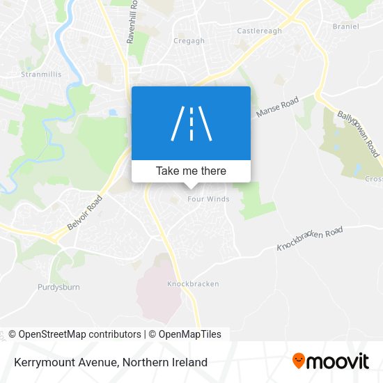 Kerrymount Avenue map