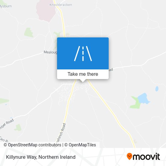 Killynure Way map