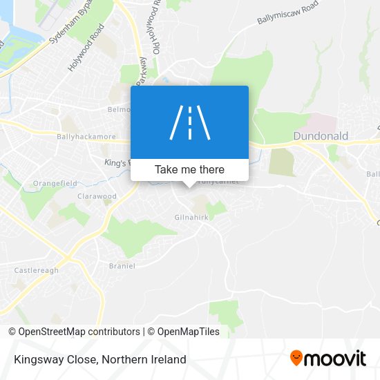 Kingsway Close map