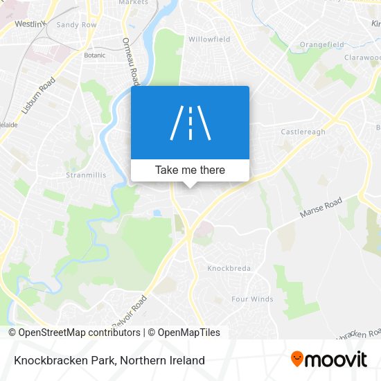 Knockbracken Park map