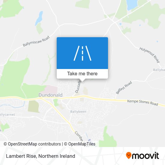 Lambert Rise map