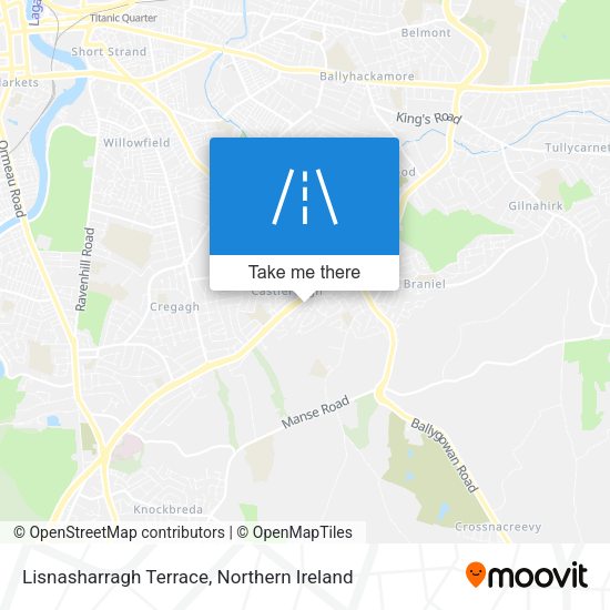 Lisnasharragh Terrace map