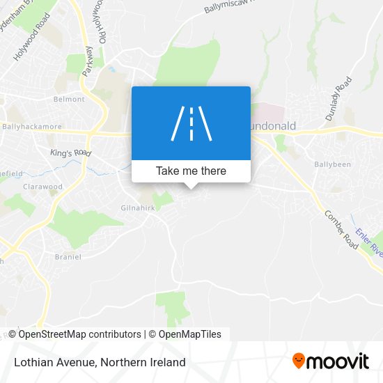 Lothian Avenue map