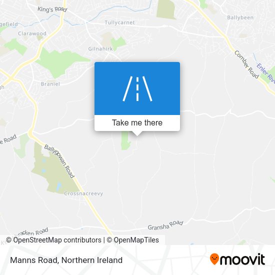 Manns Road map