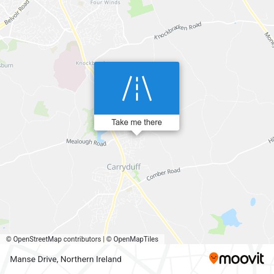 Manse Drive map