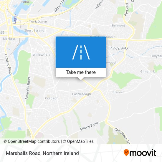 Marshalls Road map