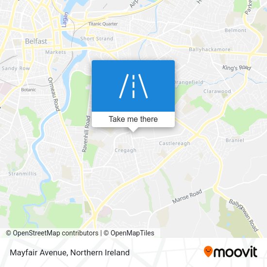 Mayfair Avenue map