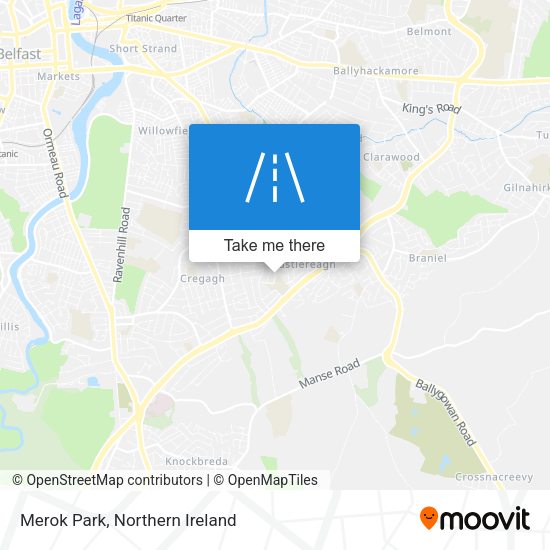 Merok Park map