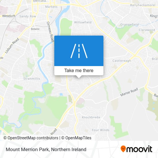 Mount Merrion Park map
