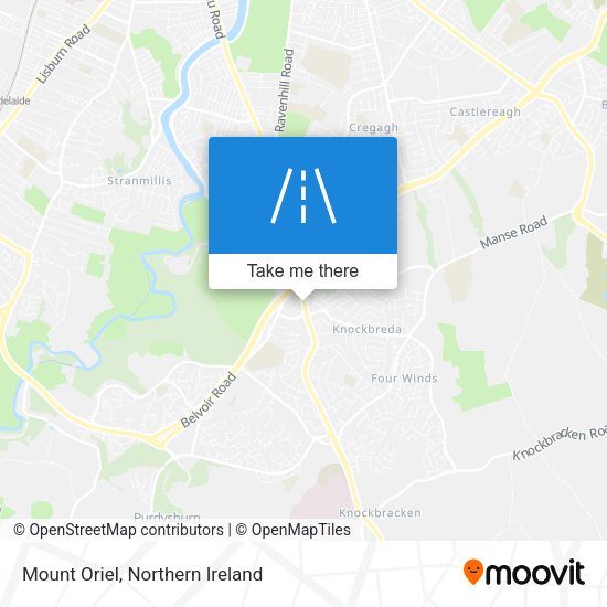 Mount Oriel map
