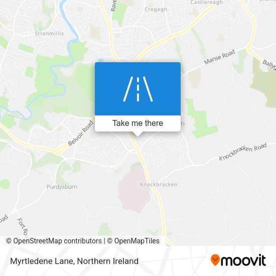 Myrtledene Lane map