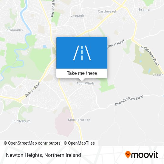 Newton Heights map