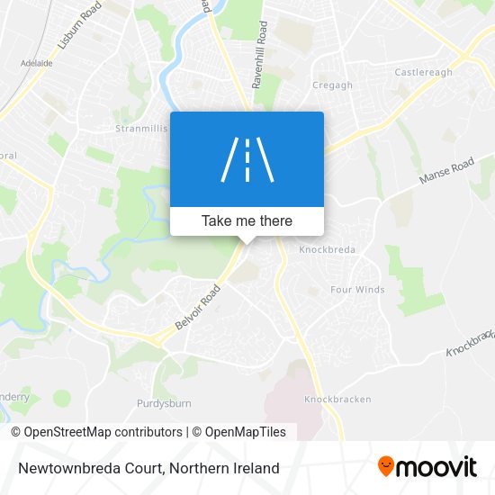 Newtownbreda Court map