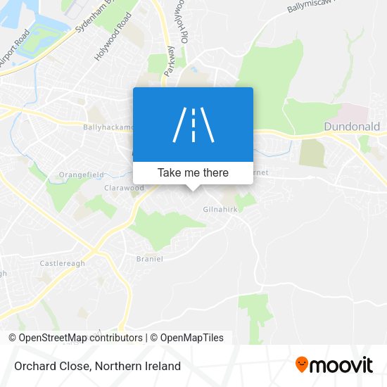 Orchard Close map