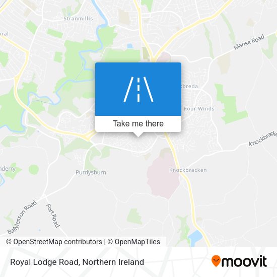 Royal Lodge Road map