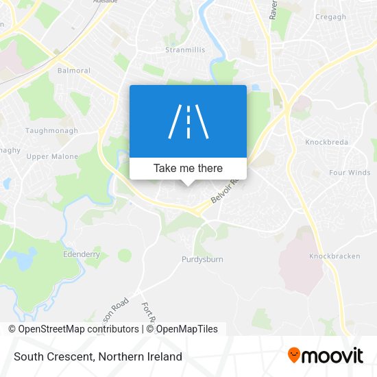 South Crescent map