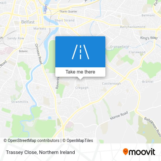 Trassey Close map