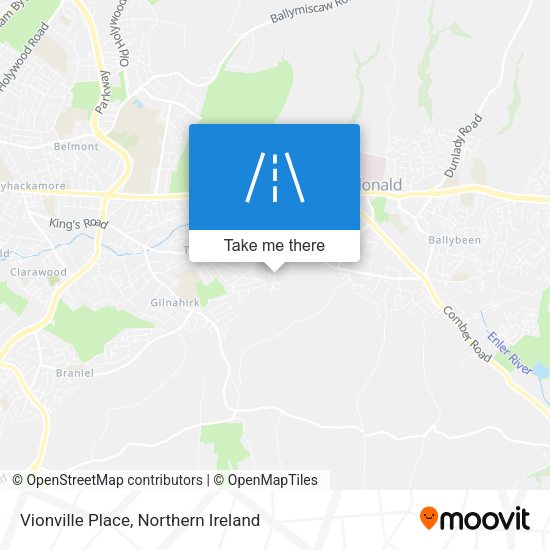 Vionville Place map