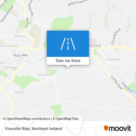 Vionville Rise map